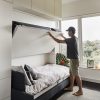 Resource Furniture Kali Duo Bunk Bed Sofa, Andersen 100 series windows, Boll & Branch organic bedding, Modern Fan Cirrus Flush fan, Cali Bamboo flooring, Graham Hill, Yu-Yu jute rug, flowers by Beth Elliott.